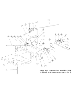 Electrical Assembly Kawasaki Diagram and Parts List for M60-KW 53BB5D8X750-25HP-OHV Cub Cadet Lawn Tractor